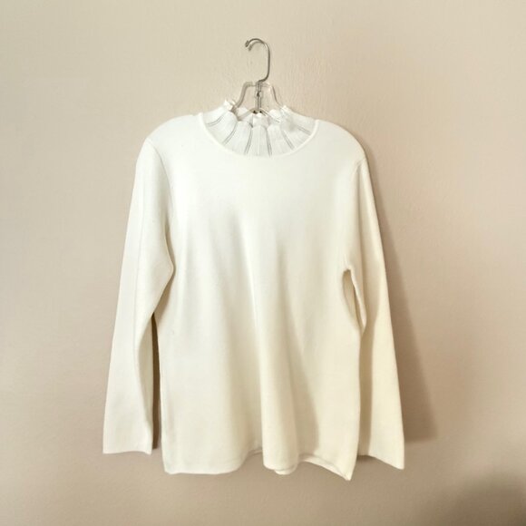 Jana Sweater – Lace Mock Turtleneck - NWOT - Picture 2 of 11